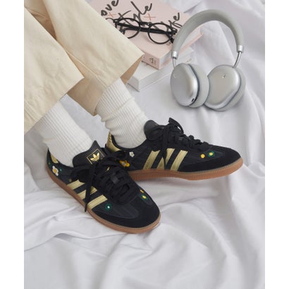 アディダス adidas SAMBA OG W フラワー刺繍2 （ブラック）