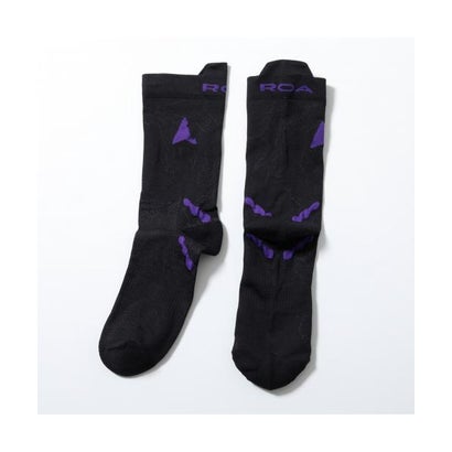 ロア ROA ROA クルーソックス YBUW004YA04 ロゴ （BLK0001/Black/ブラック）