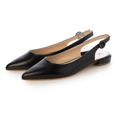 【訳あり新品】 ファビオルスコーニ FABIO RUSCONI バックストラップパンプス （ブラック）