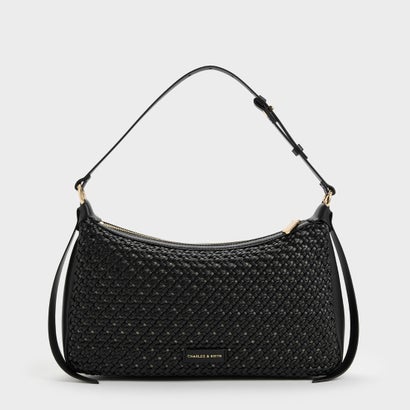 プリンスチャールズ島 アンド キース CHARLES \u0026 KEITH Calla カルラ ウーベン ショルダーバッグ （Black）