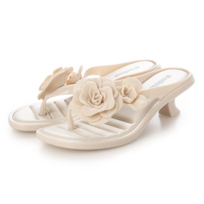 メリッサ melissa MELISSA THONG KITTEN HEEL PETALS （BEIGE）