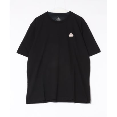 ピレネックス PYRENEX PEAK ロゴタイプ紋章S/STプルオーバー 半袖 （黒いこと）