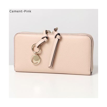 クロエ Chloe Chloe 長財布 CHC21WP941F57 ALPHABET ラウンドファスナー （チャームB/6J5-Cement-Pink） 49,580円