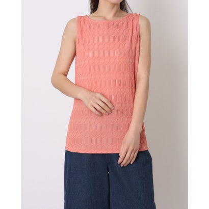 フェイズ エイト Phase Eight Clemmie Diamond Texture Sleeveless Top （Orange）
