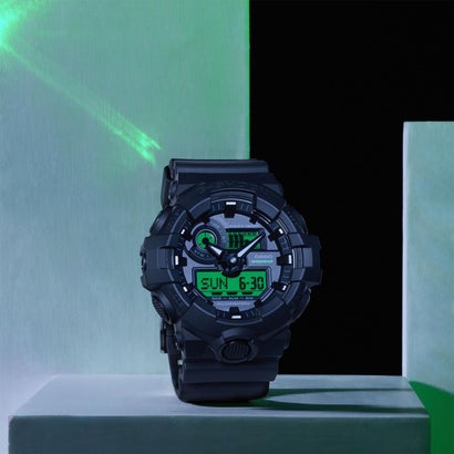 【G-SHOCK】BLACK AND ELECTRO GREEN / GA-700BEG-1AJF （ブラック×グリーン）