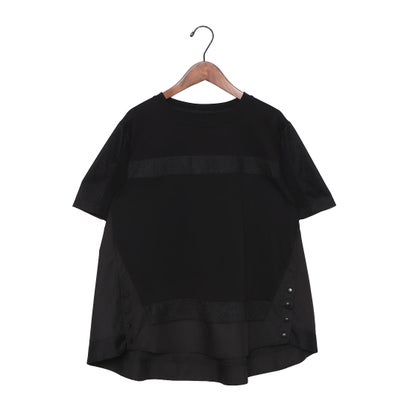 エグランティーヌ EGLANTINE 当たること冷感 メッシュうつり変わり半袖カットソー （黒いこと）