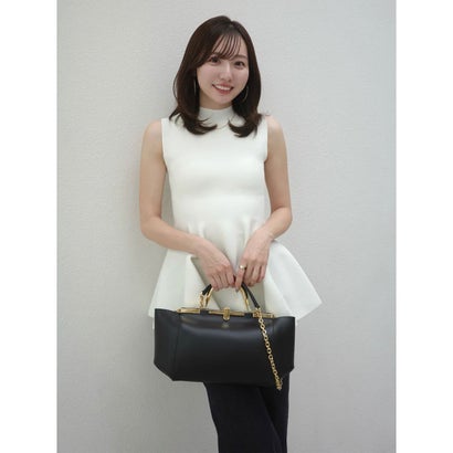 アニュアンス anuans ホールガーメントペプラムニット (WHITE)|LOCOMALL(ロコンド公式ストア)