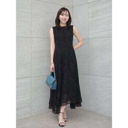 アニュアンス anuans オーナメントレースワンピース （BLACK）