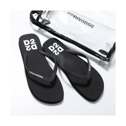 ディースクエアード Dsquared2 DSQUARED2 ビーチサンダル FFM0001 17208765 ラバー （2124/ブラック）