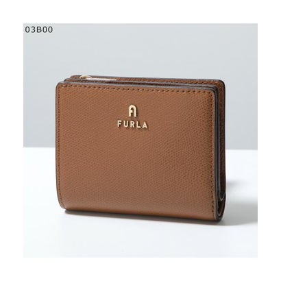フルラ FURLA Furla 二つ折り紙入れ CAMELIA S カメリア （03B00/COGNAC-h-赤銅色）