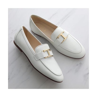 トッズ TOD\u0027S TODS 置き目毛皮 T TIMELESS XXW79A0GG90MID （B001/BIANCO/白いこと）