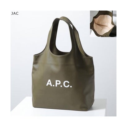 アーペーセー A.P.C. APC A.P.C. トートバッグ tote ninon PUAAT M61565 （JAC/KAKI-MILITAIRE/カーキ）