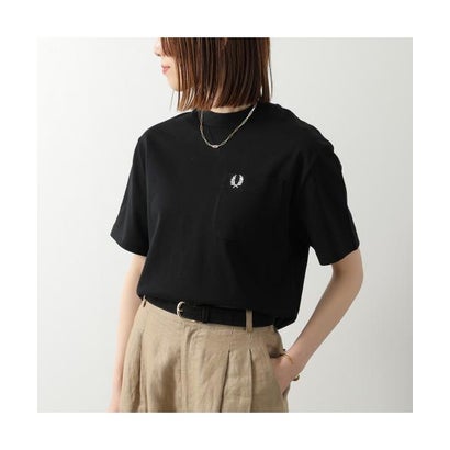フレッドペリー FRED PERRY FRED PERRY プルオーバー Pocket Detail T-Shirt M2408 胸衣嚢 （102/BLACK-黒いこと）