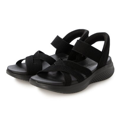 スケッチャーズ SKECHERS Slip-ins: Ultra Flex 3.0 Sandal - Forever Better（スリップインズ：ウルトラ フレックス 3.0 サンダル - フォーエバー ベター） 164085 （ブラック/ブラック）