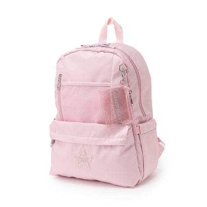 メゾピアノ mezzo piano ポーチ付リュック 容量約21L （ピンク）