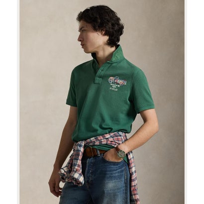 ポロ ラルフ ローレン POLO RALPH LAUREN クラシック フィット トラックアップリケド ポロシャツ （300グリーン） 26,136円