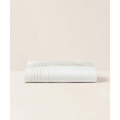 ラルフ 置き目レン 養護ホーム RALPH LAUREN HOME オーガニック 綿織物 サティーン 汗手拭い 敷き布 / シングルフラットシーツ （020薄墨色）