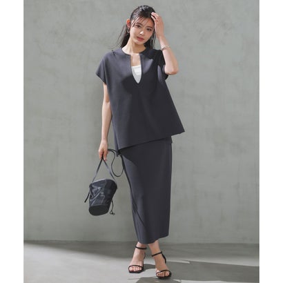 UNFILO L 【WEB押さえる色つや】スゴ役立つこと美編み物 I伝達ルートスコート （濃灰色）