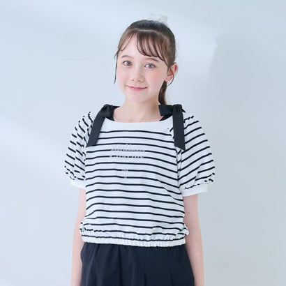 メゾピアノジュニア mezzo piano junior 【当たること冷感】肩シュロの葉貯蔵タンクとっ始め＆ティーシャツ書き割り （オフ 白いこと）