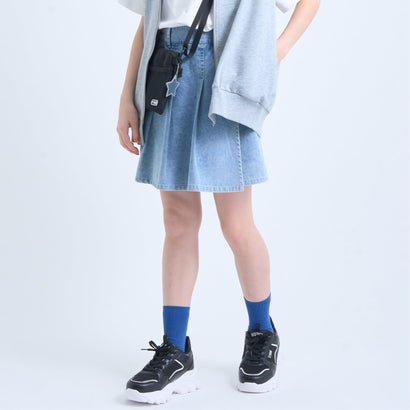 ポンポネットジュニア pom ponette junior 【接触冷感】ラップデニムキュロット （ライト ブルー）