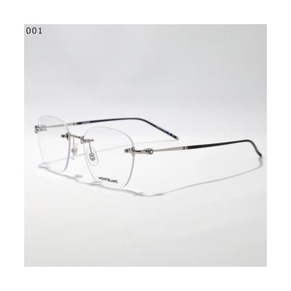 モンブラン MONTBLANC MONTBLANC 眼鏡 MB0142O ウェリントン型 金属元素屋台骨 （001/SILVER-TRANSPARENT） バッグ・小物・ブランド雑貨-眼鏡・サングラス-サングラス