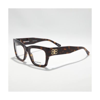 バレンシアガ BALENCIAGA BALENCIAGA メガネ BB0325O ウェリントン型 (002/HAVANA-TRANSPARENT)