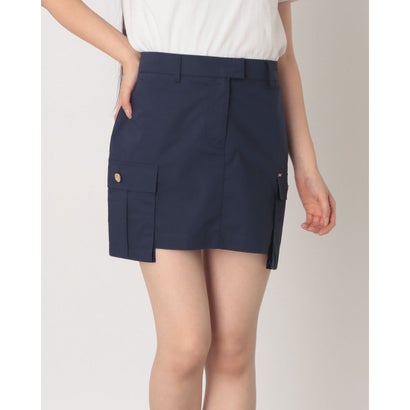 ガウディ GAUDI コットンポプリンポケットポイントミニスカート （NAVY）