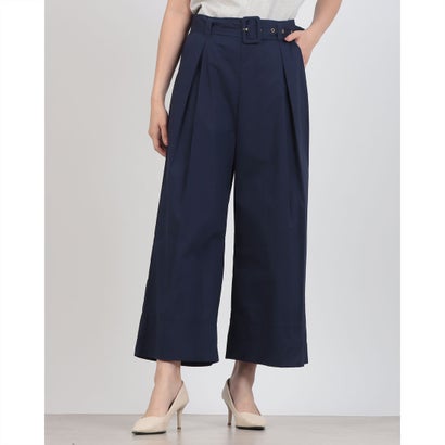 ガウディ GAUDI コットンポプリンタックパンツ （NAVY）