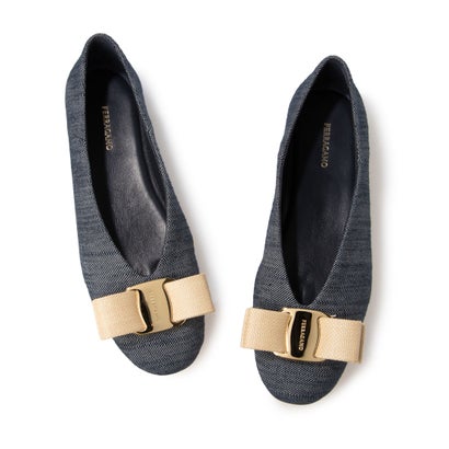 サルバトーレフェラガモ Salvatore Ferragamo VANNA DEN （DENIM）