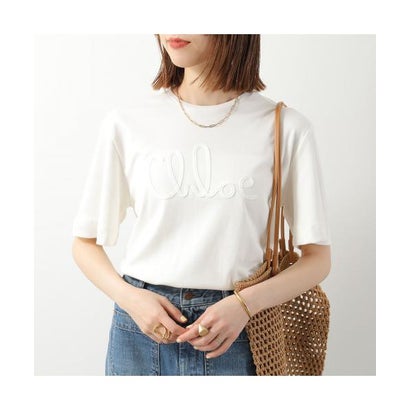 クロエ Chloe Chloe KIDS プルオーバー C20858 半袖 カットソー （117/OFFWHITE/白いこと）