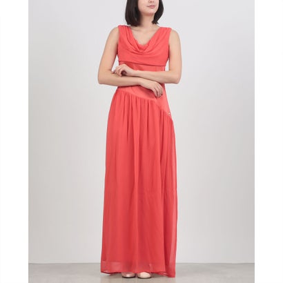 リナシメント RINASCIMENTO ドレープ加工マキシワンピース （Rosso Fragola）