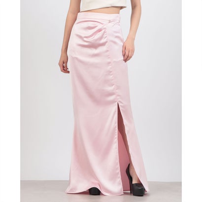 リナシメント RINASCIMENTO タックポイントスリットサテンSK （Rosa Pastello）