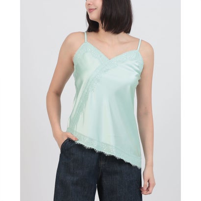 リナシメント RINASCIMENTO アシメヘムレーストリムキャミトップス （Verde Menta）