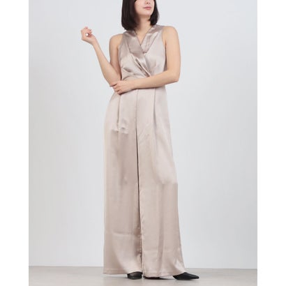 リナシメント RINASCIMENTO カシュクールサテンタックオールインワン （Tortora Beige）