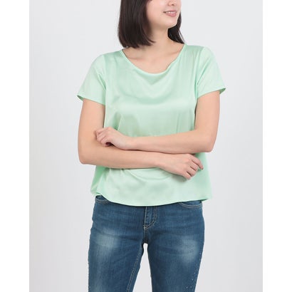 リナシメント RINASCIMENTO サテンプレーンブラウス （Verde Menta）