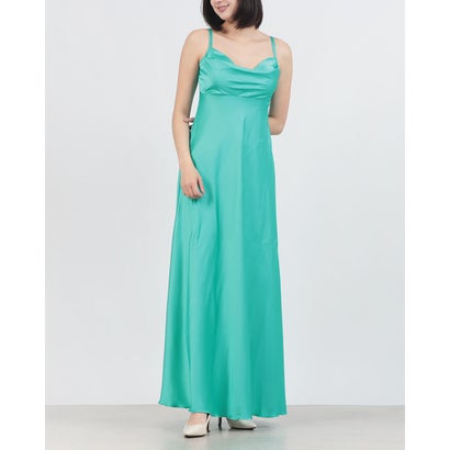 リナシメント RINASCIMENTO 胸元ドレープポイントマキシキャミワンピース (Turchese Azzurro)