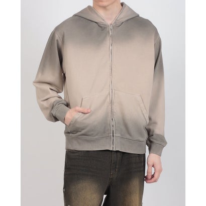 セットアップ七つ SETUP7 MADE BLANKS 11薬局衡オンス Exclusive Cross Country Zip Hoodie 16薬局衡オンス ヘビーウェイト ジップアップフーディー フルジップ EC2015 UNTR （ベージュ系余分の物）