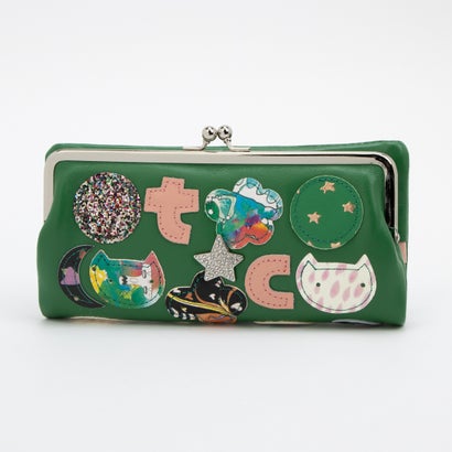 ツモリチサト キャリー tsumori chisato CARRY tcパッチワーク がま口 長財布 (グリーン)|LOCOMALL(ロコンド公式ストア)