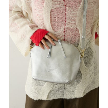 タイドウェイ TIDEWAY EC押さえる ライトレザーショルダーバッグ LIGHT LEATHER SHOULDER T2409 （しろがね色）