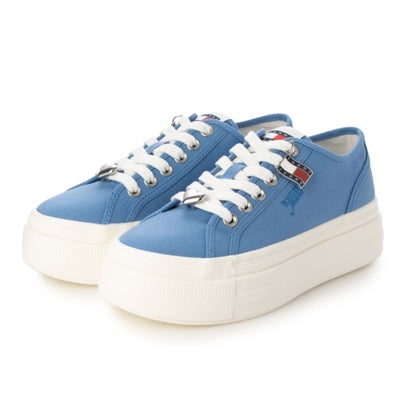 トミー ヒルフィガー TOMMY HILFIGER フラッグチャームプラットフォームスニーカー （青色） その他-靴-レディース靴