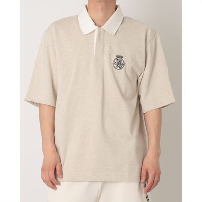トミー ヒルフィガー TOMMY HILFIGER バックグラフィックリラックスポロシャツ (アイボリー)