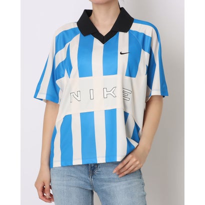 ナイキ NIKE レディース 半袖スポーツシャツ ナイキ ウィメンズ NSW 表どおり os STRP JSY S/S とっ始め IO0914435 （PHOTO BLUE）