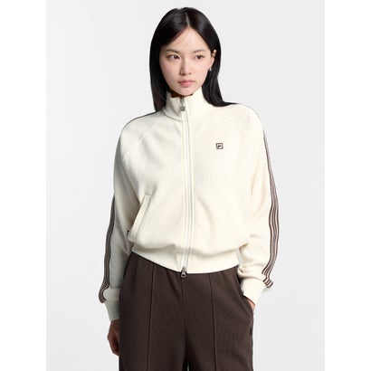 フィラ FILA 1911 HERITAGE Knit Track Zip / 1911ヘリテージニットトラックジップアップ / レディース （Ivory）｜LOCOMALL（ロコンド公式ストア） 7,918円