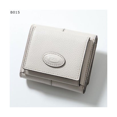 トッズ TOD'S TODS 三つ折り財布 XAWDBNB2000XSO レザー ロゴ （B015/アイボリー）