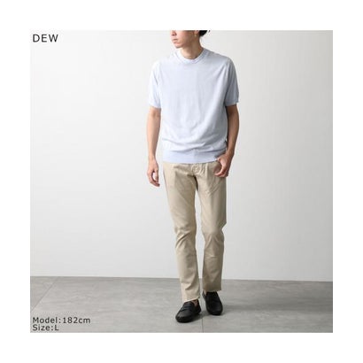 ジョンスメドレー JOHN SMEDLEY JOHN SMEDLEY ニット セーター KEMPTON 半袖 コットン （DEW/アイスブルー）