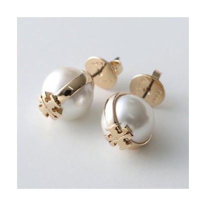 トリーバーチ TORY BURCH TORY BURCH ムーンダンス パール スタッズピアス 180857 （100/LIGHT-BRASS/PEARL）