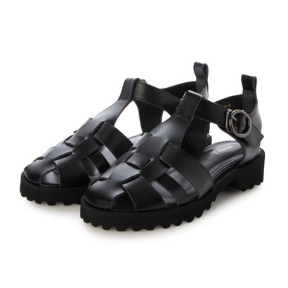 バークレー BARCLAY 【アクションレザー / 軽量】サスティナブル リラックスグルカサンダル (BLK)|LOCOMALL(ロコンド公式ストア)