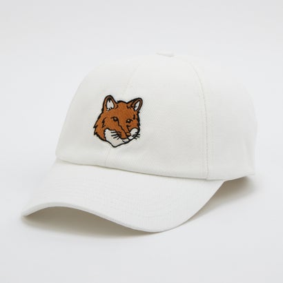 メゾンキツネ MAISON KITSUNE FOX HEAD CAP （WHITE）