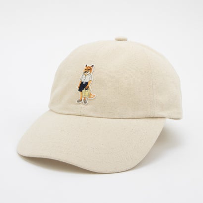 メゾンキツネ MAISON KITSUNE DRESSED FOX CAP （NOBLE BEIGE） 帽子-バッグ・小物・ブランド雑貨-レディース帽子