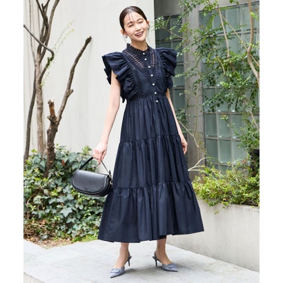 ルイルエブティック RUIRUE BOUTIQUE 洗える ｜ ティアード ボリューム シャツワンピース ｜ ワンピース・夏ワンピース・ロングワンピース・リゾートワンピース・レースワンピース・ティアー｜LOCOMALL（ロコンド公式ストア）